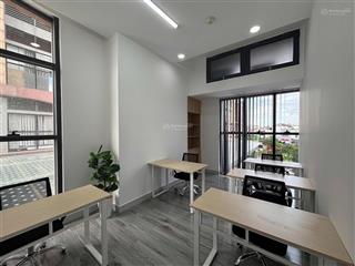 Cho thuê văn phòng làm việc officetel dt lớn 62m2 the sun avenue  ngăn sẵn phòng riêng, có bàn ghế