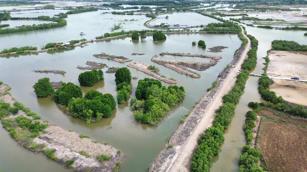 Anh chị cần tìm đất đùng giáp sông phù hợp nuôi thuỷ sản, chuyển đổi công năng làm cảng thì 