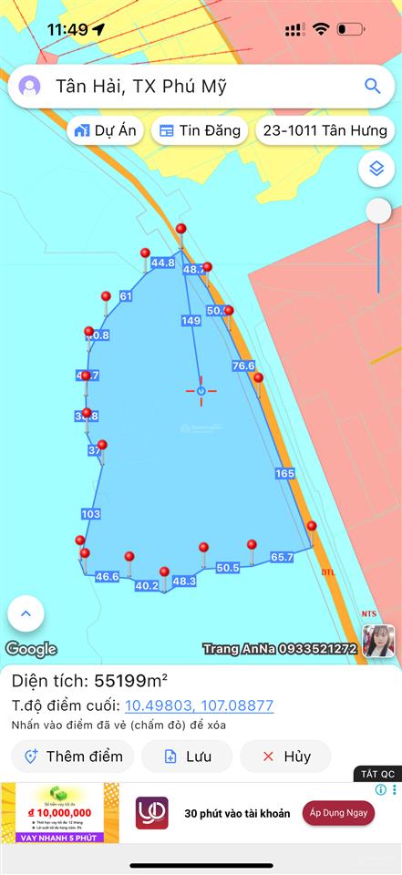 Anh chị cần tìm đất đùng giáp sông phù hợp nuôi thuỷ sản, chuyển đổi công năng làm cảng thì 