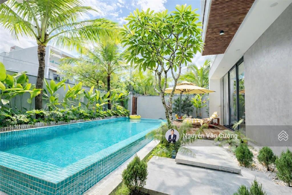 Siêu phẩm villa 3 tầng nam việt á sát sông  thiết kế sang, xịn, mịn