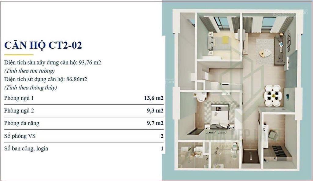 Bán cc x2 đại kim, 5.750 tỷ, 86,8m2, phong cách hiện đại, có 3 hầm để xe oto, giá tốt  siêu hot