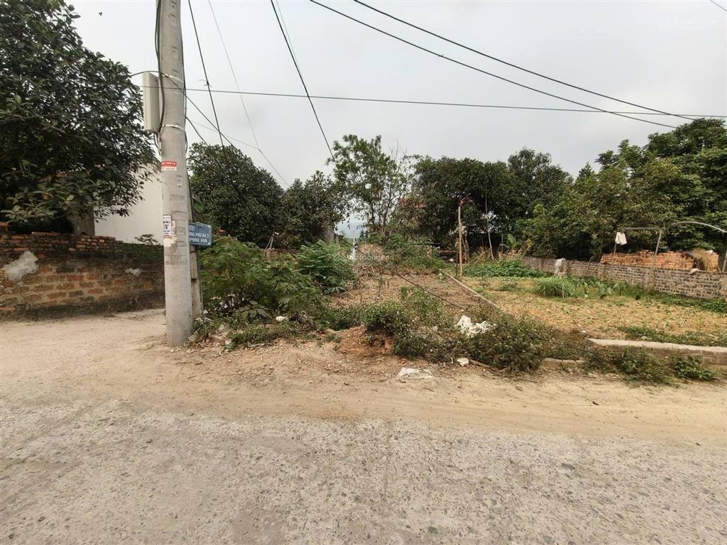 Chủ cần ra lô 100m2, mt5m, phú hạ, sóc sơn, lô góc, ô tô tải, 3.25 tỷ.