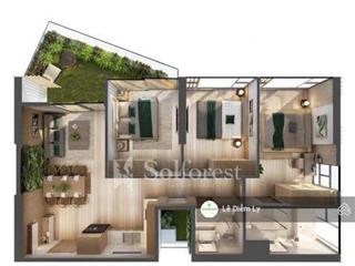 ***căn hộ giá siêu tốt***bán căn hộ 3 ngủ sân vườn tòa solforest giá chỉ hơ 7 tỷ, view biệt thự đảo