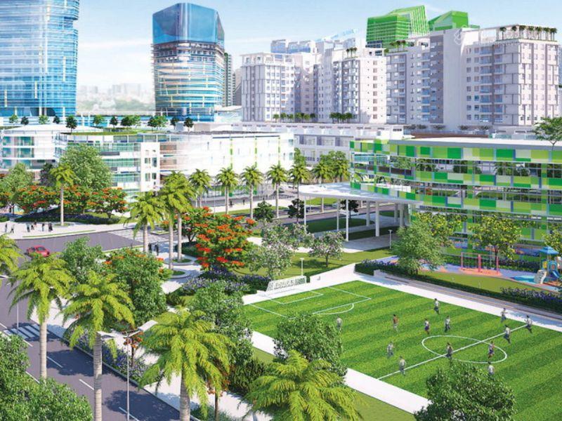 Bán đất nền mt phạm văn ngôn  dt 10x13,9m  đối diện chợ bình khánh  giá 52,8 tỷ