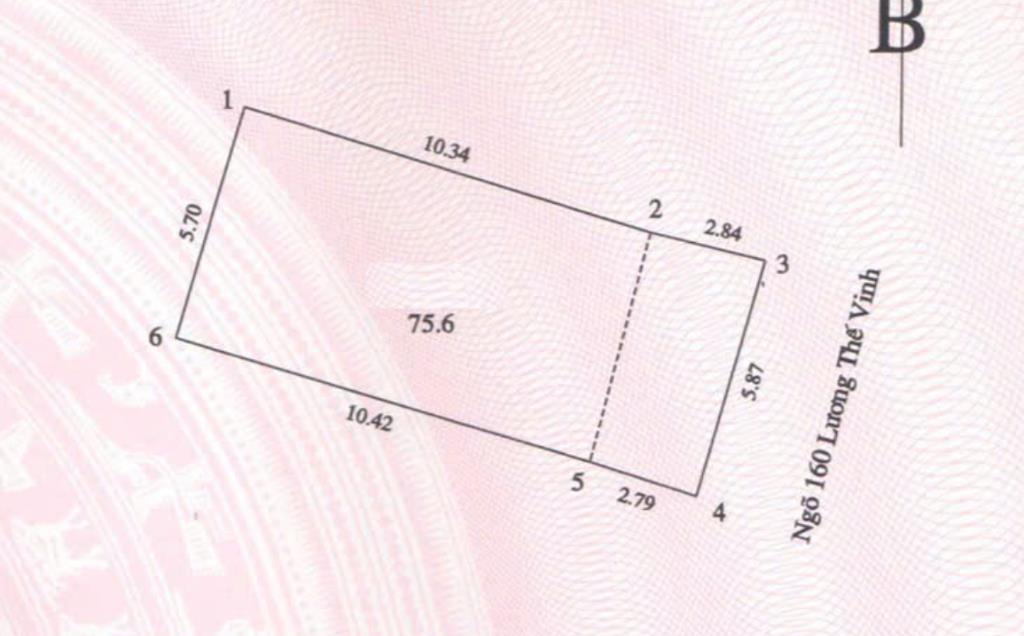 Bán nhà ngõ ô tô Lương Thế Vinh diện tích 76m2 mặt tiền 5,8m giá 21,8 tỷ LH 0945255902