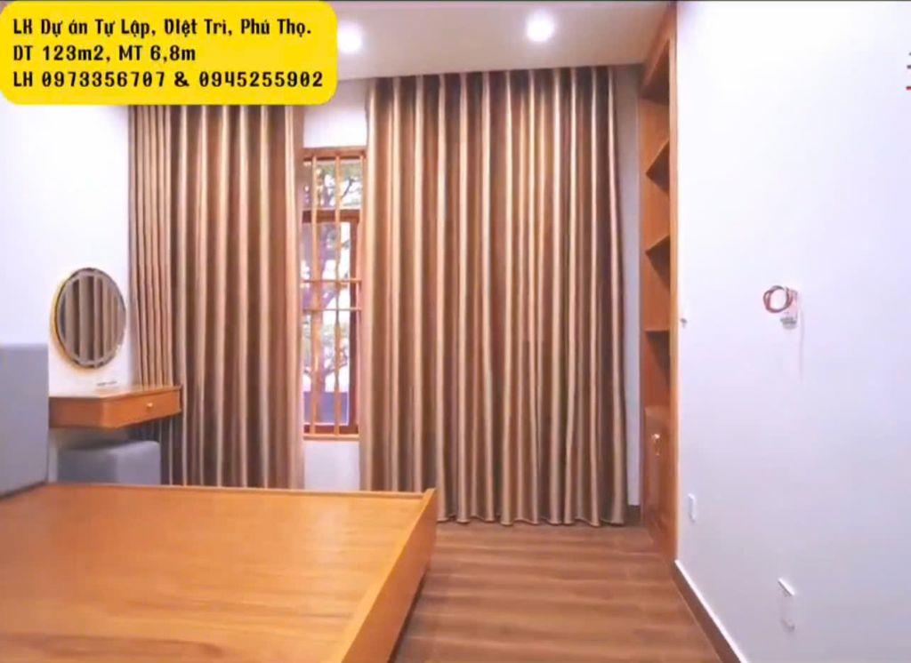 Bán nhà LK Dự án Tự Lập, TP Việt Trì diện tích 123m2 mặt tiền 6,8m LH 0945255902