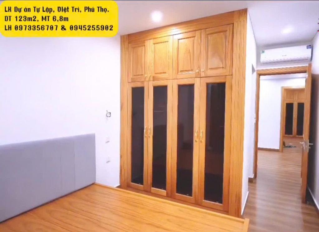 Bán nhà LK Dự án Tự Lập, TP Việt Trì diện tích 123m2 mặt tiền 6,8m LH 0945255902