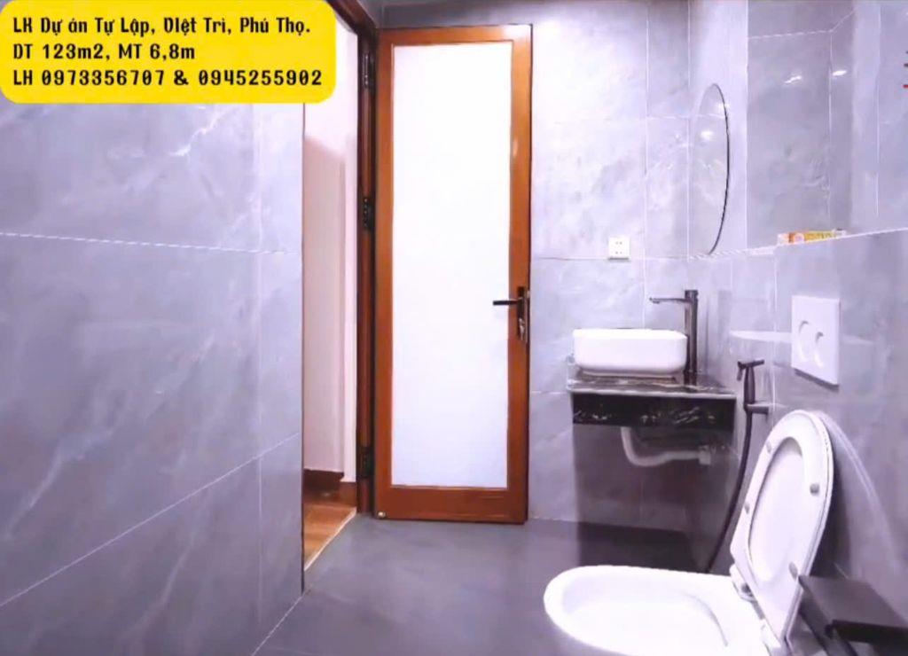 Bán nhà LK Dự án Tự Lập, TP Việt Trì diện tích 123m2 mặt tiền 6,8m LH 0945255902