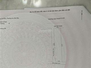 Cặp đất an đồn 5, sơn trà . dt 166m2