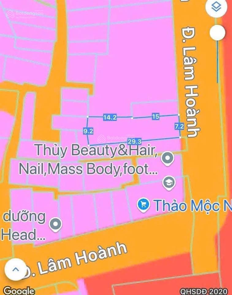 Bán lô đất lâm hoành , sơn trà 232m2