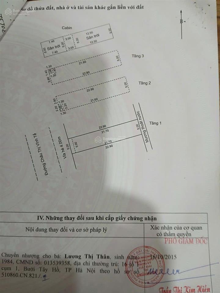 Bán nhà 4 tầng châu thị vĩnh tế, ngũ hành sơn