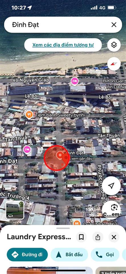 Bán góc nguyễn đức an & đinh đạt, dt  189m2, sơn trà