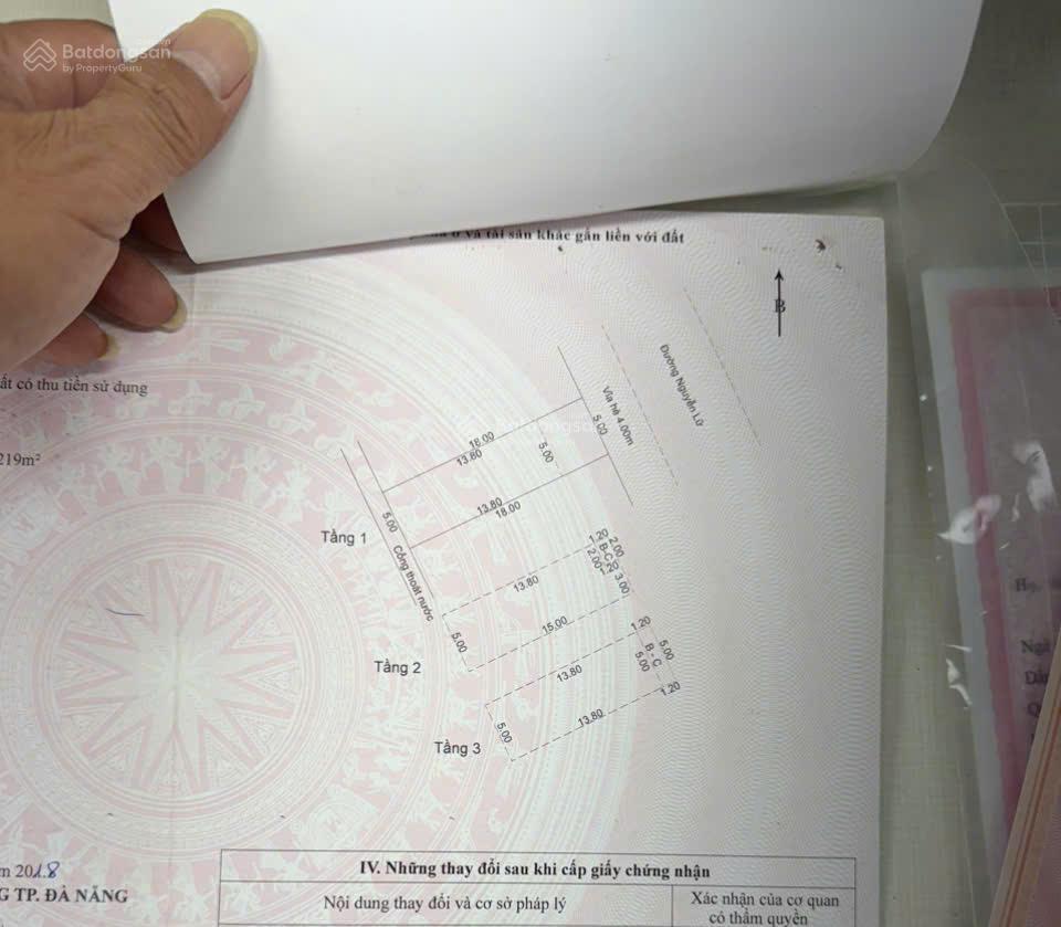 Bán cặp đất và nhà nguyễn lữ, nam việt á