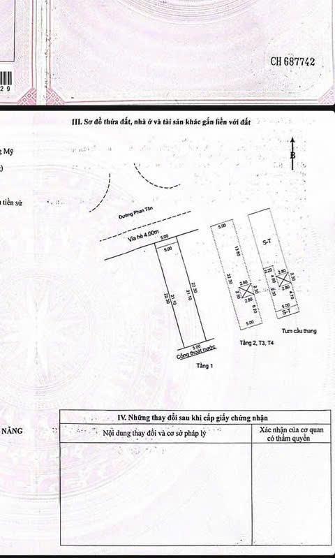 Bán tòa căn hộ 5 tầng đường phan tôn, phố tây. dt 111,5m2