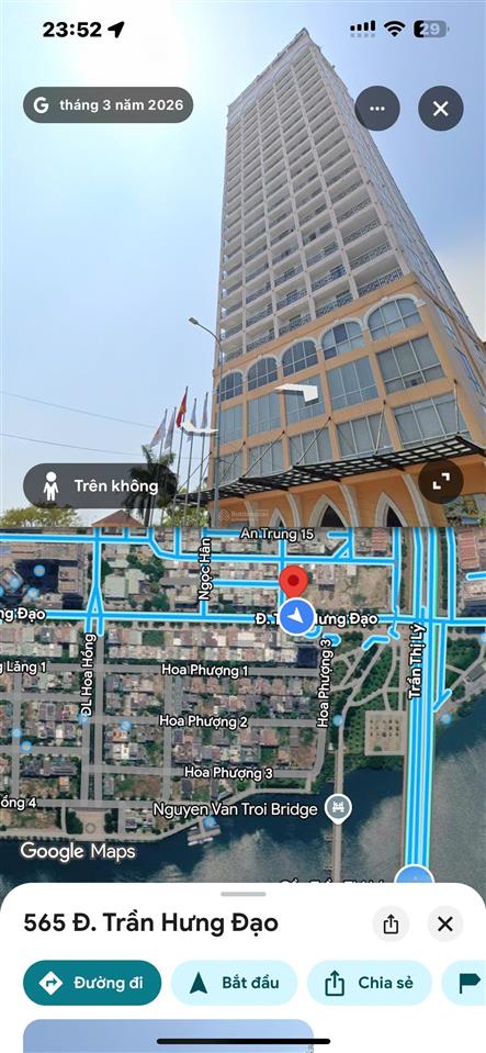 Bán lô đất trần hưng đạo khu vip, sơn trà