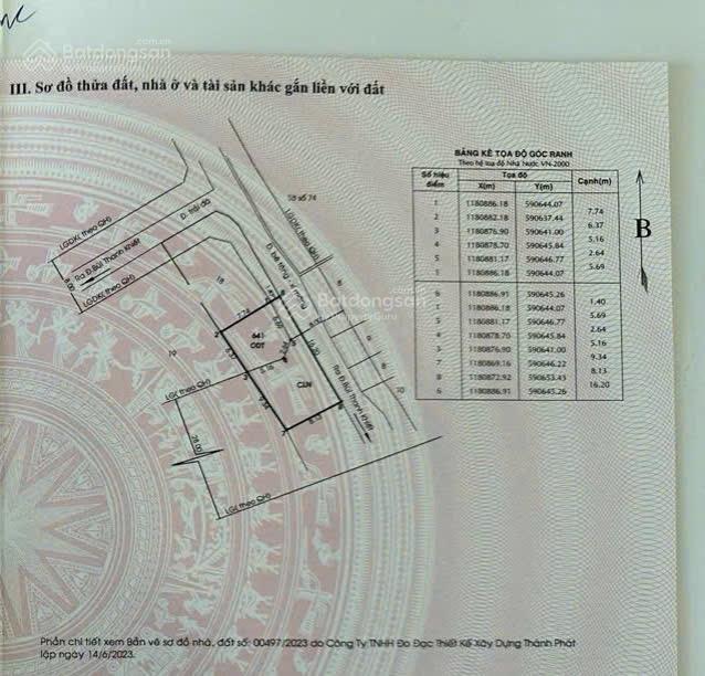 137m2 có 50m2 thổ cư đường xe tải