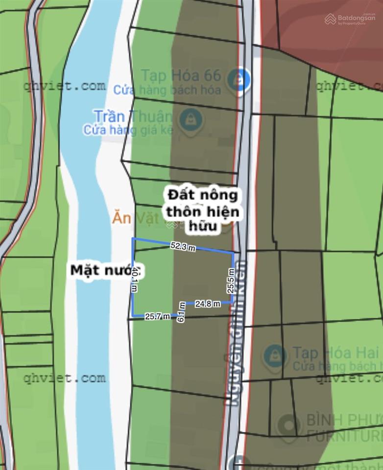 1748m2 có 162m2 thổ cư mặt tiền đường nguyễn đình kiên