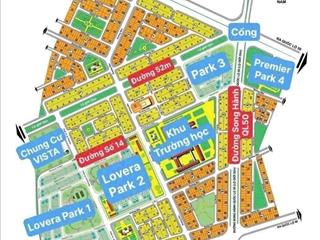 Bán đất nền dự án lovera park, 5,8 tỷ, 100m2, đẹp  kdc hiện hữu