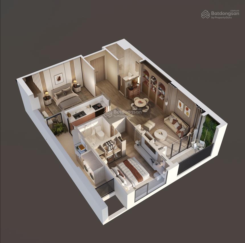Cắt lỗ 500 triệu căn 2 phòng ngủ mới mặt đường vành đai 3.5, tháng 12 ký hđ mua bán