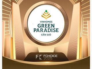 Bán biệt thự vinhomes green paradise, 14 tỷ, 75m2, giá ưu đãi