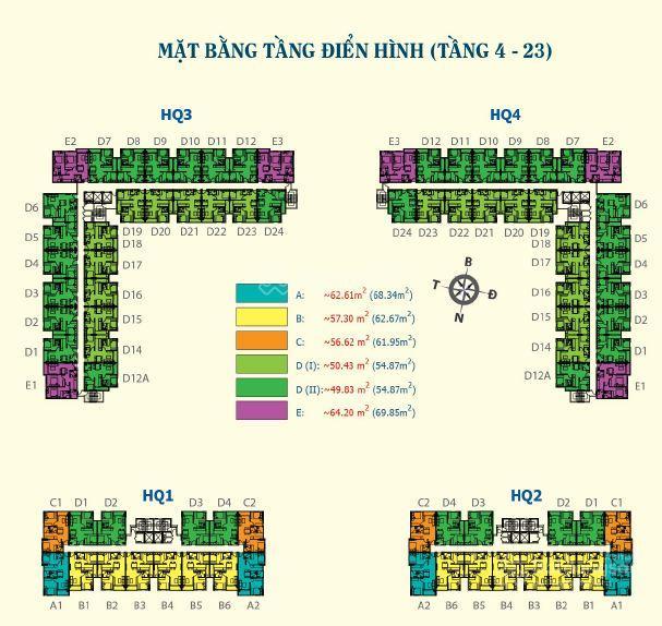 Hqc plaza bán gấp căn gốc 70m2 chính chủ nhận sổ ngay năm 2025 đang cho thuê 6tr