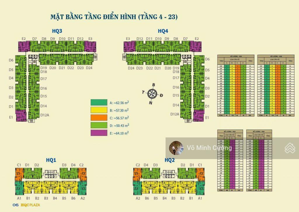 Bán căn hộ gốc hqc plaza 70m chỉ 1,3 tỷ ký hđmb trực tiếp chủ đầu tư