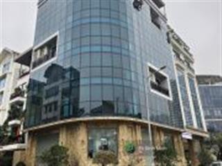 Tòa vip nhất phố. góc gần 30m mặt tiền, 180m2/sàn, 08 tầng, nghiệm thu pccc, thang máy, đh âm trần.