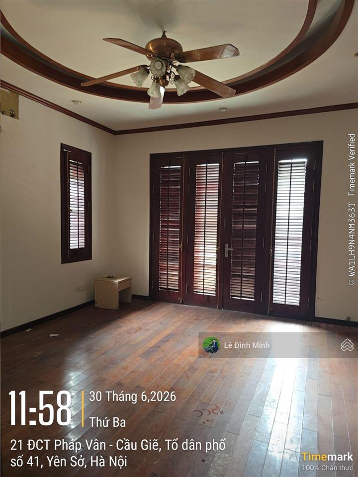 Cho thuê biệt thự tại pháp vân. diện tích 350m2, mặt tiền 13m, thiết kế 3.5 tầng. nội thất đẹp