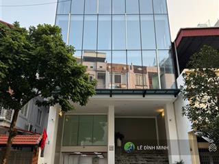 Tòa nhà vip đạt tiêu chuẩn cao cấp mới hoàn thiện. diện tích 220m2/sàn, 06 tầng, mt 10m, pccc đủ