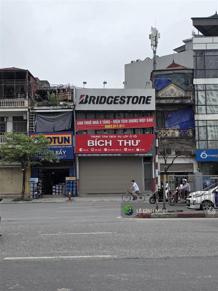 Cho thuê mặt bằng đẹp kinh doanh gara ô tô, siêu thị, chuyển phát. diện tích 200m2, mặt tiền 8m