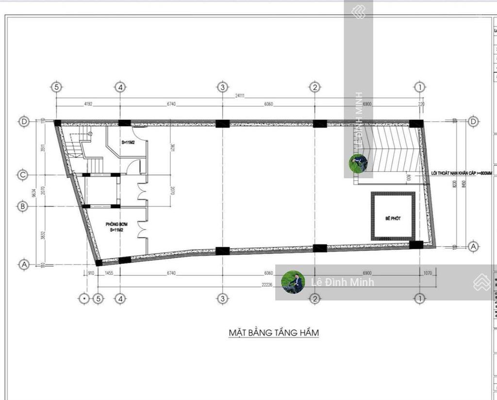 Cho thuê tòa nhà làm phòng khám, showroom, ngân hàng. diện tích 220m2, mặt tiền 8,5m, 06 tầng