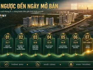 Mở bán giỏ hàng suất ngoại giao palm river căn đẹp ưu đãi cao
