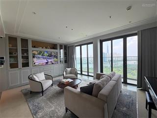 Cho thuê duplex 3pn the crest metropole thủ thiêm 160m², view sông q1 & landmark 81, tân cổ điển