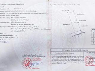 Bán đất mặt tiền nguyễn chí thanh, la gi, bình thuận
