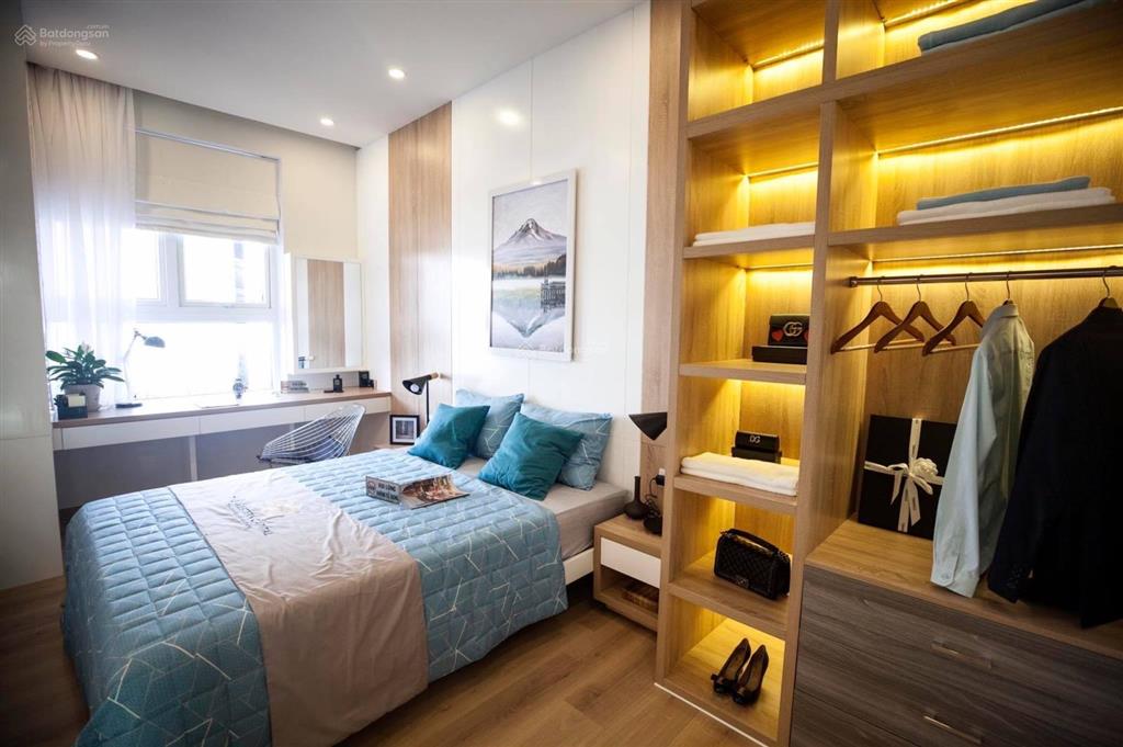 Căn hộ 54m2 2pn 1wc có rèm, máy lạnh, tầng đẹp, view thoáng, giá 8 triệu, ở ngay.  0907 174 ***