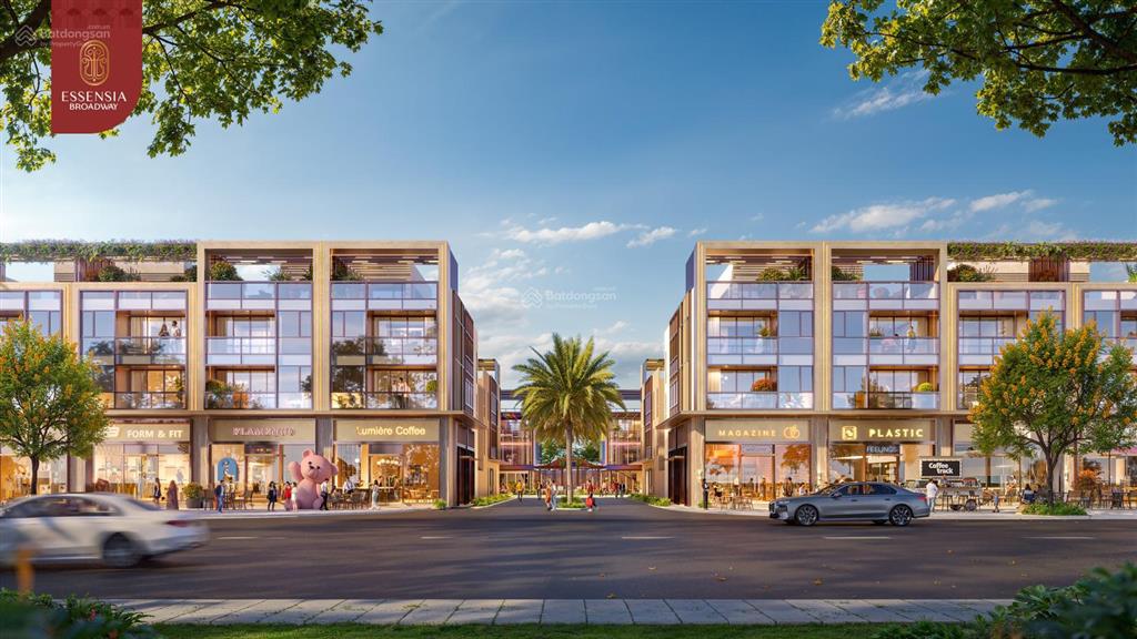 Mở bán shophouse dòng tiền mặt tiền nguyễn hữu thọ essensia broadway phát triển bởi phú long
