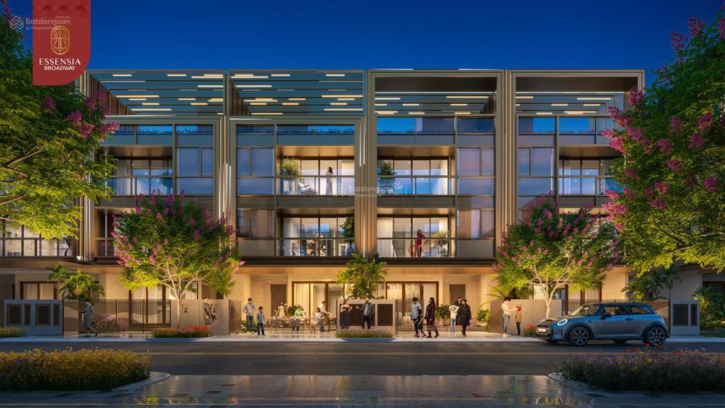 Mở bán shophouse dòng tiền mặt tiền nguyễn hữu thọ essensia broadway phát triển bởi phú long