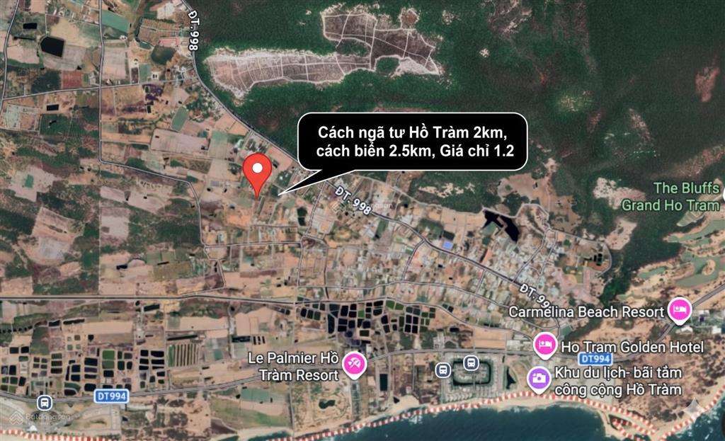 Bán đất tại tỉnh lộ 328, phước thuận, xuyên mộc, giá ưu đãi 1,2 tỷ, 128m2