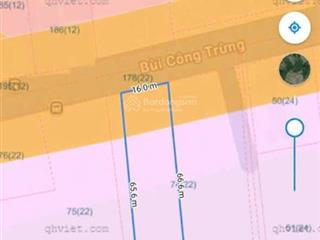 Bán đất mt đg bùi công trừng dt(16x66m) 1050m đất trồng cây . vị trí đẹp khu vực đang phát triển.