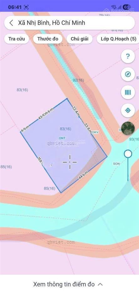 Bán đất nhị bình dt (60x45m) 2563m2, 200m2 thổ cư đường ô tô. vị trí đẹp khu vực đang phát triển