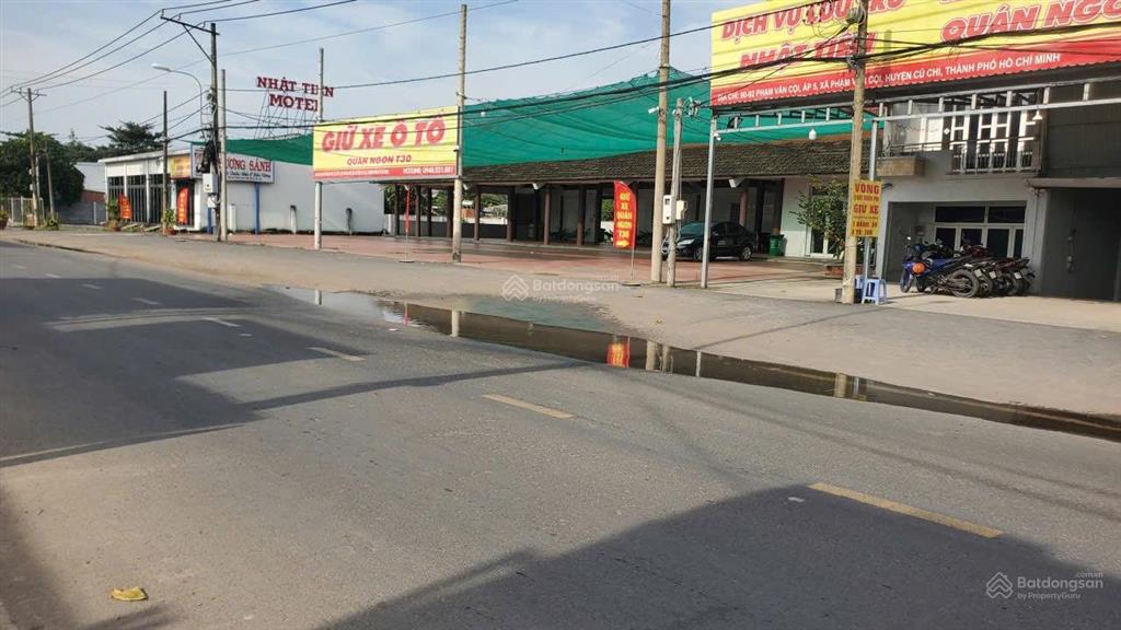 Bán đất 2 mt đg phạm văn cội dt(20x77m) 500m thổ cư. vị trí đẹp khu vực đang phát triển