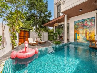 Villa 2 mặt tiền khúc thừa dụ và vạn xuân, khối tân thành, biển an bàng, hội an