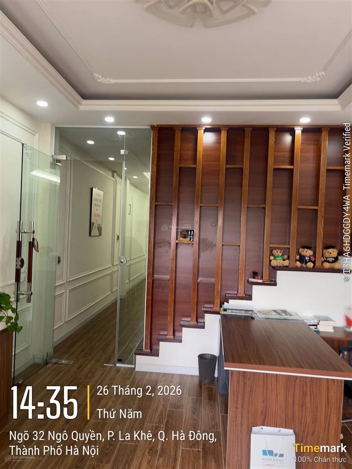 Chính chủ bán nhà 5 tầng đẹp thiết kế hiện đại, phân lô vỉa hè khu đô thị văn khê giá 16.9 tỷ