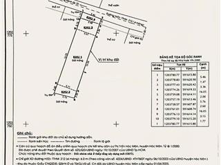 Đất thổ cư hẻm song hành, thị trấn hóc môn, 5.5m x 23m, 3.5 tỷ