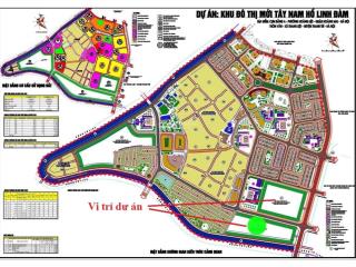 Bán đất nền dự án tại tây nam hồ linh đàm, 16 tỷ vnd, 80 m2, giá tốt, uy tín