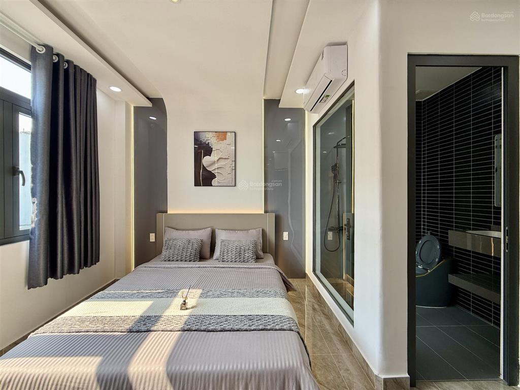 Nhà mặt tiền đường thông tx 38, dt4.2x14m, lửng, 3 lầu, 4pn, p. thờ, gara xe, sân thượng, 6,4 ty