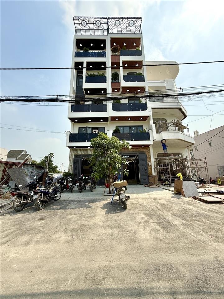 Nhà 1 sẹc đường thông tx 25, dt 4x19m, lửng, 3 lầu, 4pn, p. thờ, s. thượng, gara ô tô, 7,3 tỷ