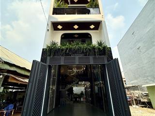 Nhà 1 sẹc ngắn dương thị mười, dt4.10x18m, nở hậu 5.25m, lửng, 3 lầu, 4pn, sân thượng, gara ô tô