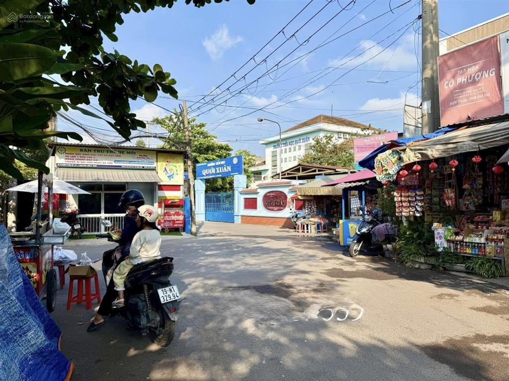 Đất bên trường quới xuân, giáp bên gò vấp, đường tô ngọc vân, dt5x20m, nở hậu 5.1m, 5.3 tỷ
