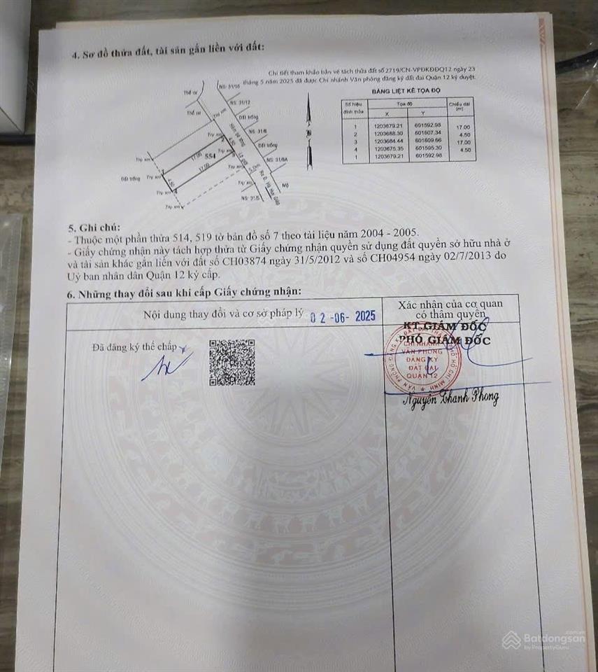 Đất thổ cư giá rẻ, sát bên trường học, đường thạnh lộc 40, dt4.5x17m, hướng đông bắc, 4.35 tỷ